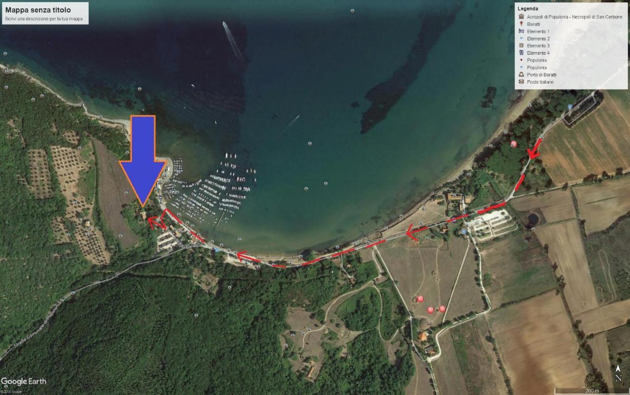 Apartmán I Fiori Nel Golfo Di Baratti Exteriér fotografie